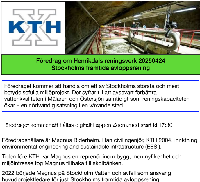 Stockholms Framtida Avloppsrening