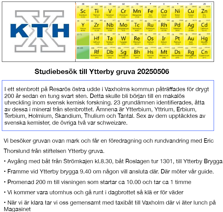 Ytterby Gruva Vaxholm